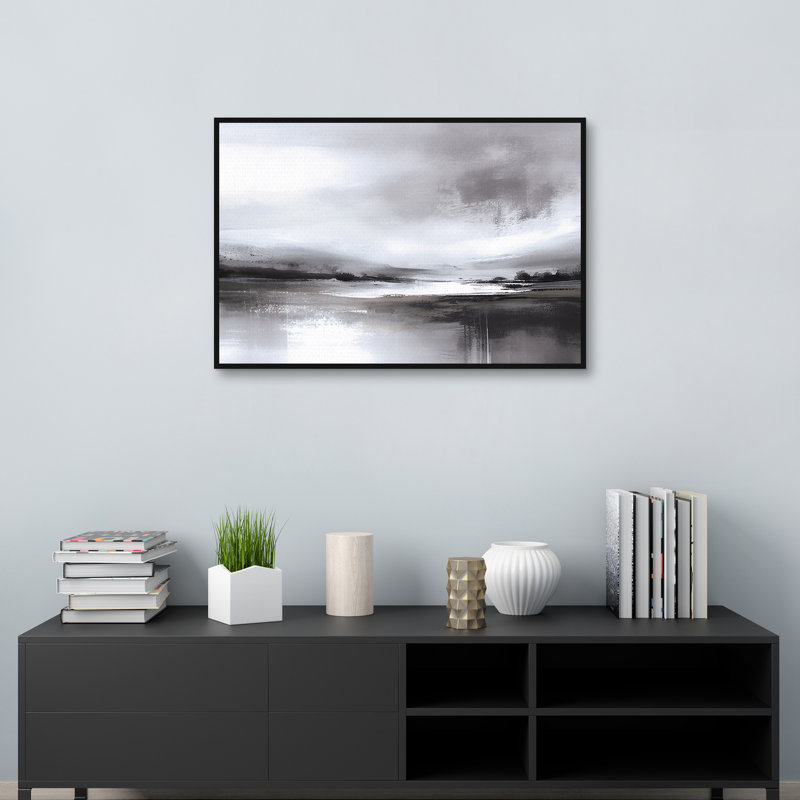 «Minimalist Landscape» par Willowbrook, art mural encadré