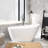 59'' x 30.8'' Freestanding Soaking Acrylic Bathtub