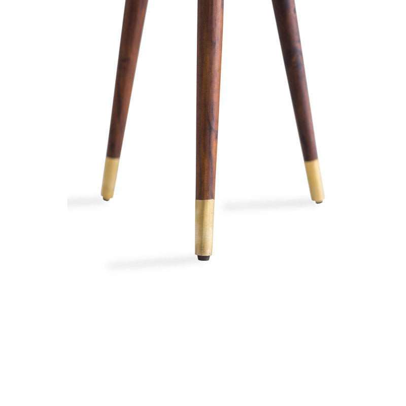 Caylor End Table, Brass