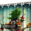 Rideau de douche Tree House Meadow Adventure Fairy Dreams avec 12 crochets-1820410710