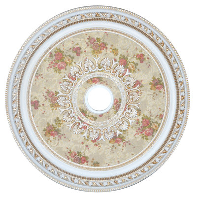 Rose Center Round Ceiling Medallion