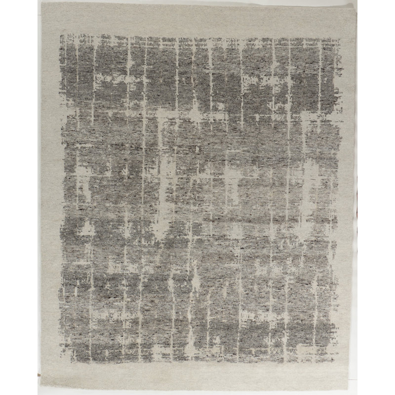 Hand Knotted Wool Abstract Area Rug