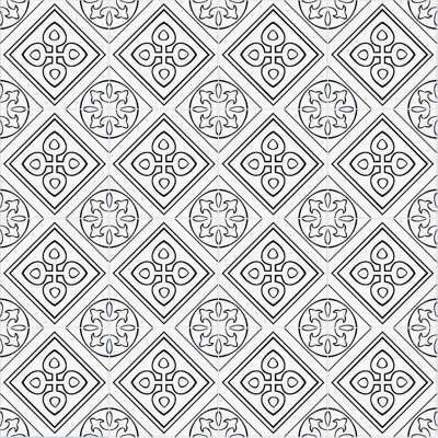 Helix 8X8 Pattern Classic White