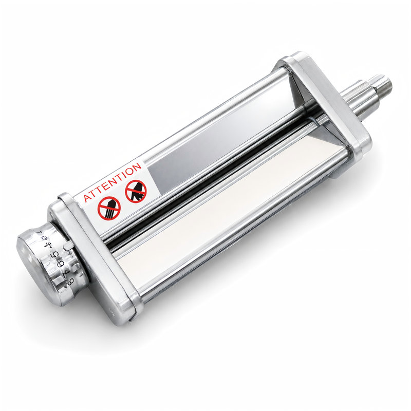 Accessoire de machine à pâtes à rouleau en acier inoxydable pour batteur sur socle KitchenAid