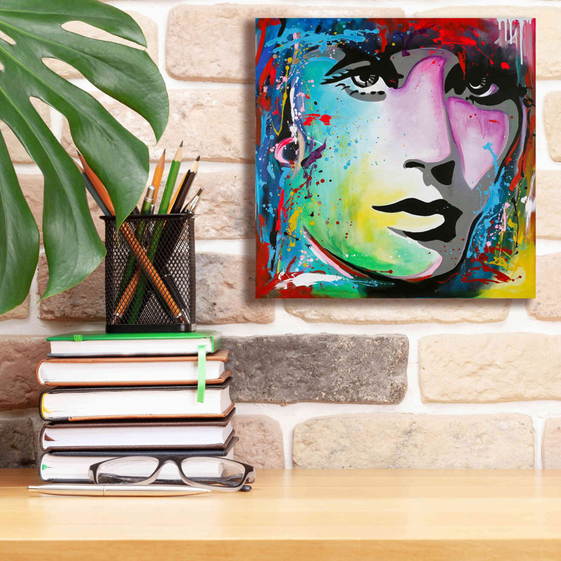 «Elmine bientôt 1 sur toile» par Design Fabrikken, H 12 po x l 12 po x P 0,75 po