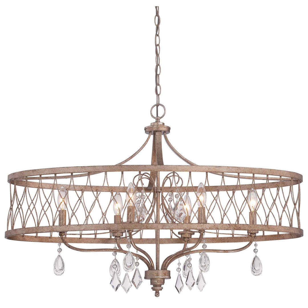 West Liberty 6 - Light Dimmable Drum Chandelier Minka Lavery