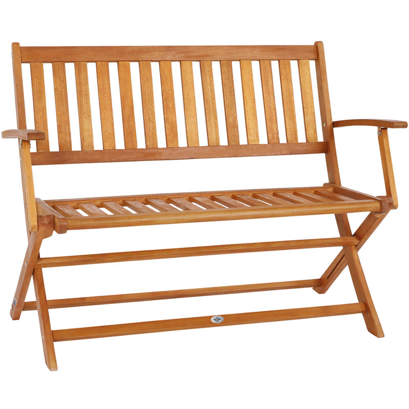 Karla Solid Wood Eucalyptus Outdoor Bench