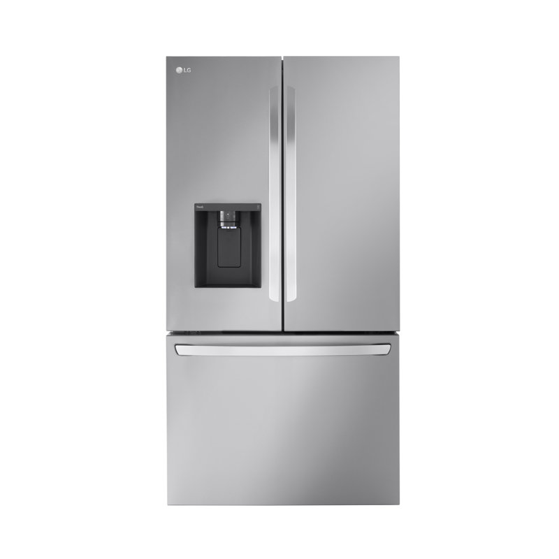 LG Smart Counter-Depth MAX, Refrigerator with Dual Ice Makers, Stainless Steel, 26 cu. ft.