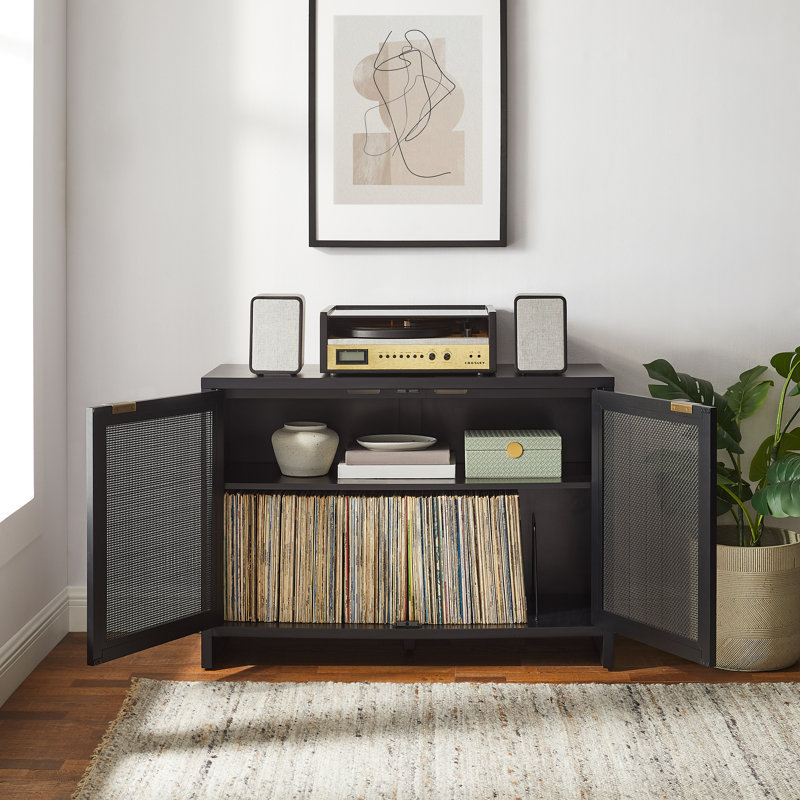 28'' H Media Cabinet, Black