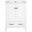 Meuble-lavabo de 24 pouces avec lavabo encastré intégré, deux portes, un tiroir, une étagère de porte à double couche, un design à fermeture en douceur et des instructions détaillées pour l'assemblage facile.-2045045182