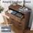 Fluted 5-Drawer Dresser 31.5'' Wide Wood Chest With Metal Handle-1996504611