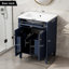 Ensemble de meuble-lavabo autoportant 24 po avec comptoir en céramique 24 po-517508364