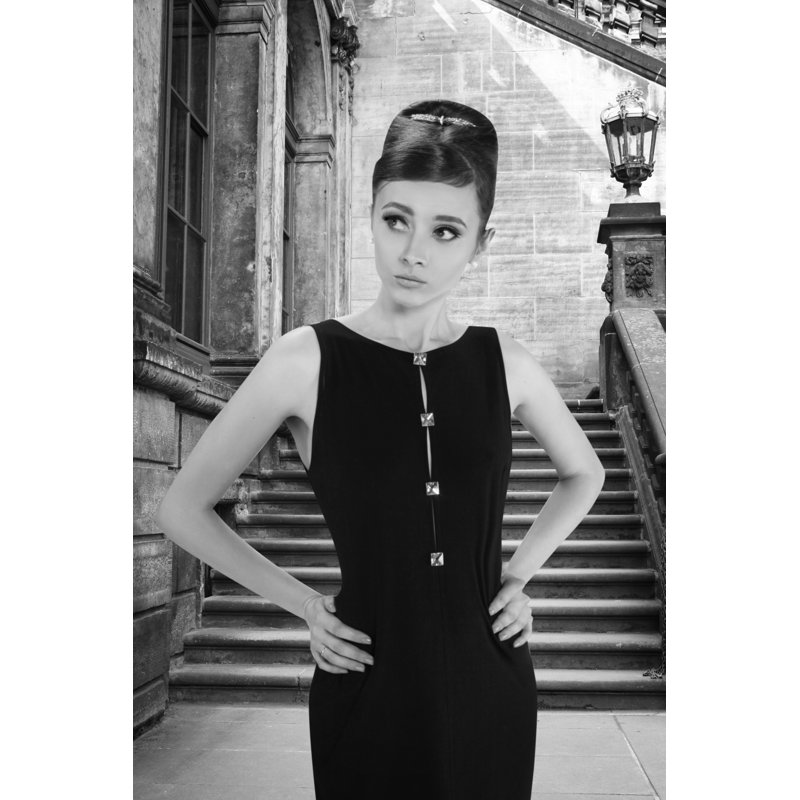 Beautiful Young Woman - Wrapped Canvas Print, 76cm H x 51cm W x 3.8cm D