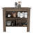 Kitchen Island, Three Concealed Shelves-126870627