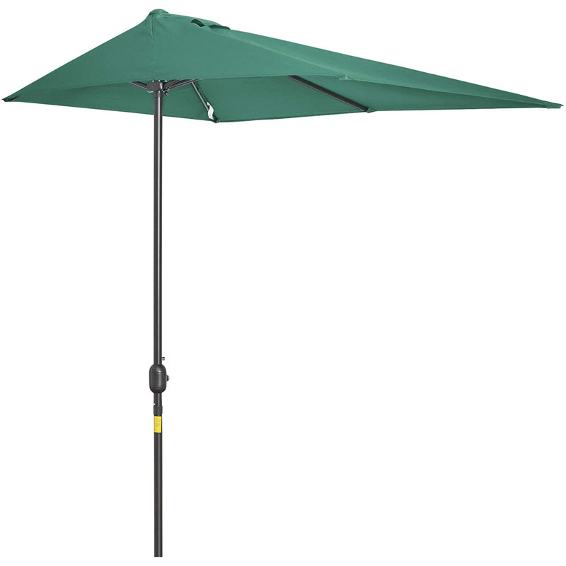 Aarthi 230cm X 130cm Rectangular Market Parasol, Green