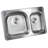 33'' L Double Bowl Stainless Steel Kitchen Sink-37206898