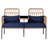 Usan 54'' Wide Straight Loveseat with Cushions-955507165