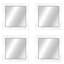 Metropolis Flat Beveled Wall Mirror-70903834