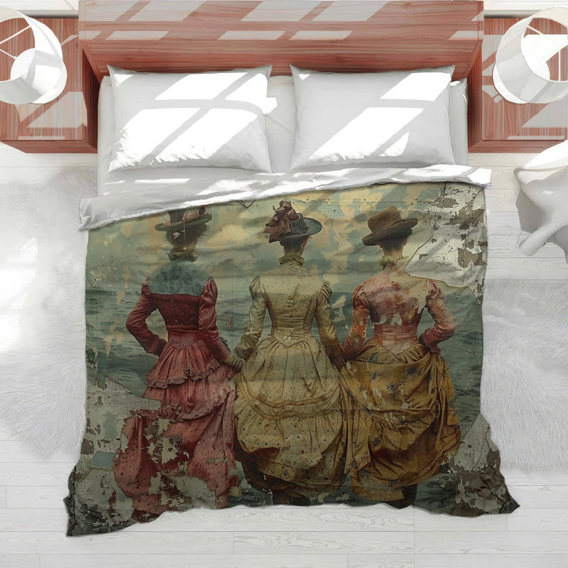 Édredon Victorian Women, Édredon simple très long