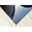 Tapis bleu marine / gris à motif abstrait Mccampbell-35992002