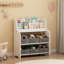 Bibliothèque avec 6 bacs de rangement en tissu, bibliothèque multifonctionnelle et rangement pour jouets