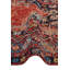Tapis oriental rectangulaire en chenille multicolore rouge / noir-1512137309