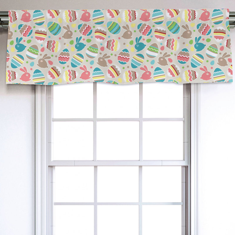Sateen Ruffled Window Valance