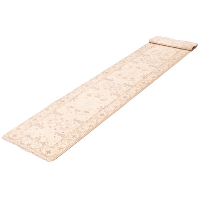 Tapis kaki royal clair Oushak 2 pi 7 po x 13 pi 7 po