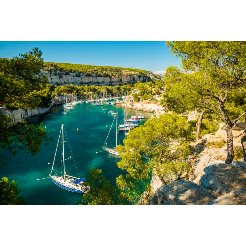 Calanque De Port Miou - Wrapped Canvas Print, 30cm H x 46cm W x 3.8cm D