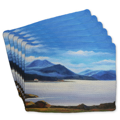 Scottish Highlands Braided Polyester Placemats Set of 6