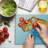 Ambesonne Unicorn Cutting Board Large Size Cartoon Rainbow Multicolor