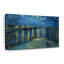 «The Starry Night Over The Rhone», reproduction sur toile-1285319359