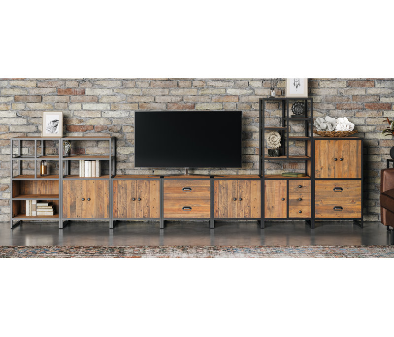 Alvern 90 cm H x 40 cm W Standard Bookcase