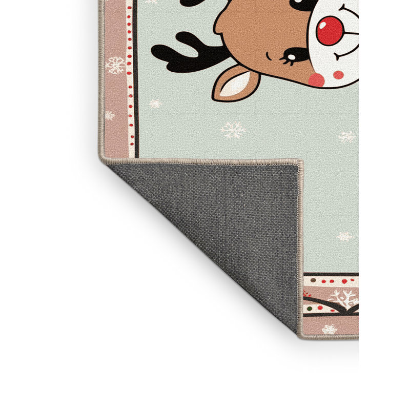 Tapis vacances de Noël The Holiday Aisle®, Rectangle 6 pi x 9 pi