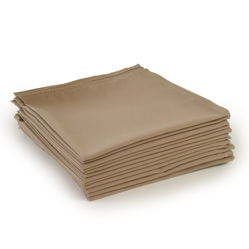 Polyester Square Napkin, Sandalwood