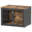 42 Inch Dog Crate Furniture, Decorative Pet House Furniture Indoor, Wooden Metal Dogs Cage Pet House End Side Table TV Stand-1664559423-1664559418