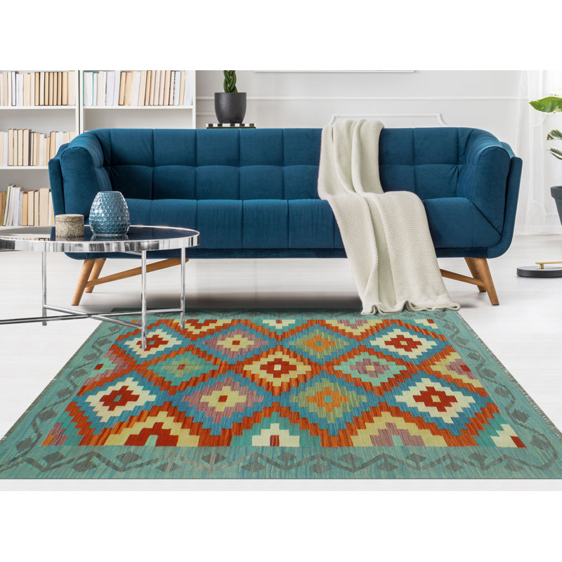 Bobbee Wool Geometric Indoor Rug