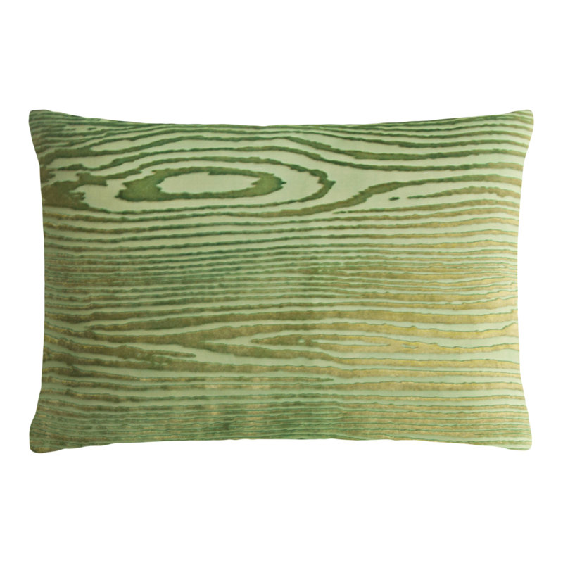 Woodgrain Mini Rectangle Velvet Pillow Cover & Insert, Thistle