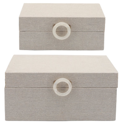 Sagebrook Home Fawn Wood Box Set