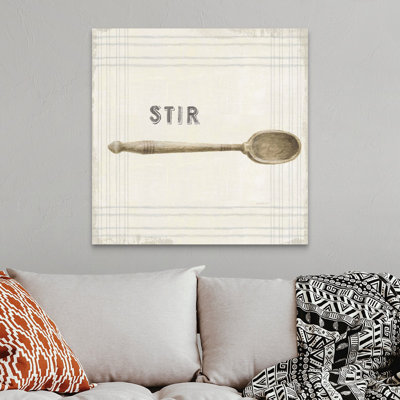 Reproduction d’art sur toile, "pancarte de cuisine"
