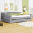 Upholstered Daybed with LED Lights and Trundle-584229254
