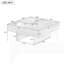 Table basse de style Mid-Century moderne