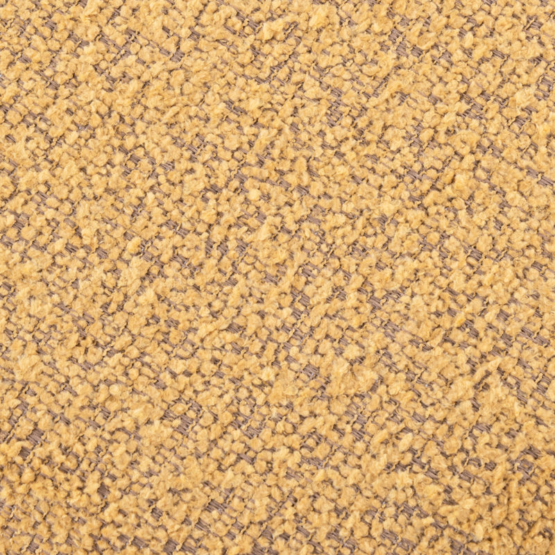 Tapis jaune en tissu n° 2 - Style contemporain, couvercles amovibles pour le rangement, rembourrage en mousse pour un confort optimal, aucun assemblage requis, capacité de charge de 113 kg, usage intérieur seulement, largeur du produit : 37,6 cm, esthétique moderne.