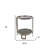 Gracie Mills Glam 22" Silver Glass Mirrored Round End Table with Shelf