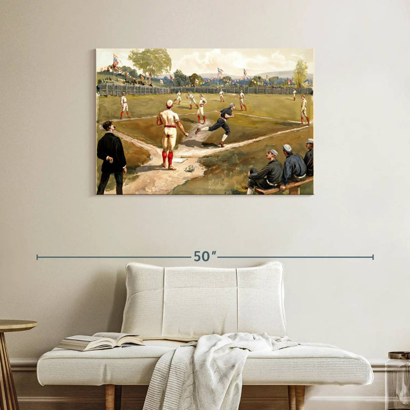 Sireci Baseball, 26" H x 39" W