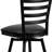 Lomonaco Ladder Back Swivel Metal Barstool with Vinyl Upholstered Seat-33495675-94595984