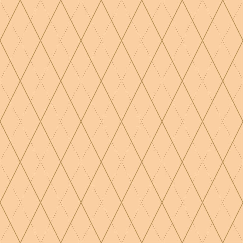 Carreau de papier peint adhésif Wava, Orange, L 10,5 po x l 24 po