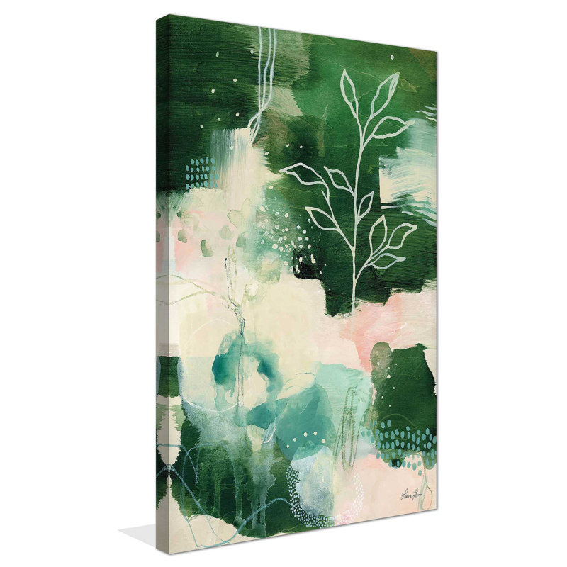 «Nature Story II» par Laura Horn - Peinture, Toile tendue, H 60 po x l 36 po x P 1,5 po