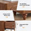  Commode 9 tiroirs de style minimaliste rétro -126230437