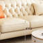 Canapé en cuir American Light Luxury